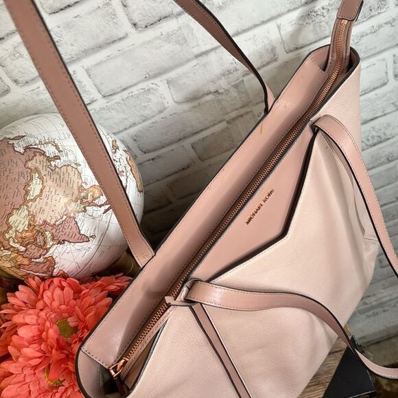 Michael Kors Whitney Large Leather Tote Bag Purse - Picture 7 of 12